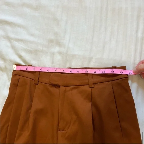 NWT Banana Republic x Harbison High Waist Pleated Safari Suit Pant Brown size 2 - Picture 14 of 16